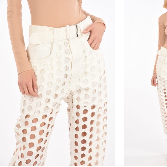 MAISON MARGIELA HIGH WAIST CUT OUT 5 POCKETS JEANS - Picture 3 of 7